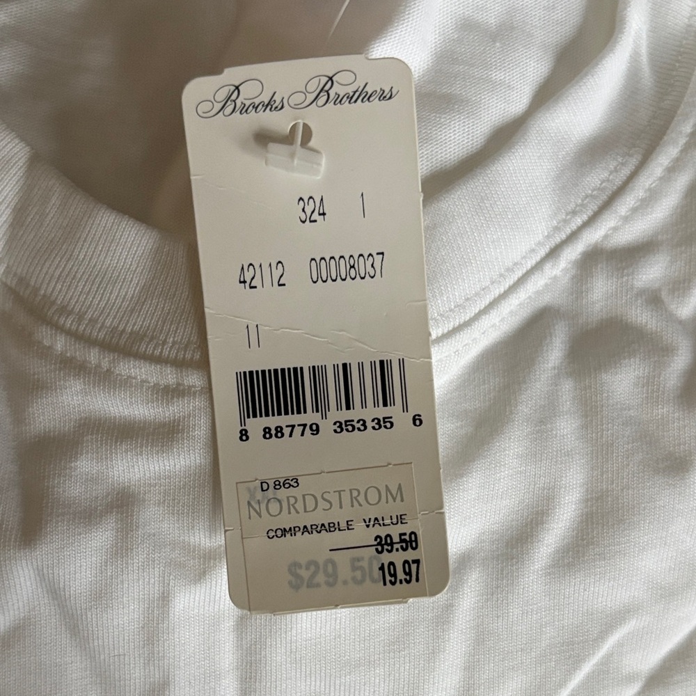 Brooks Brothers Classic White Tee